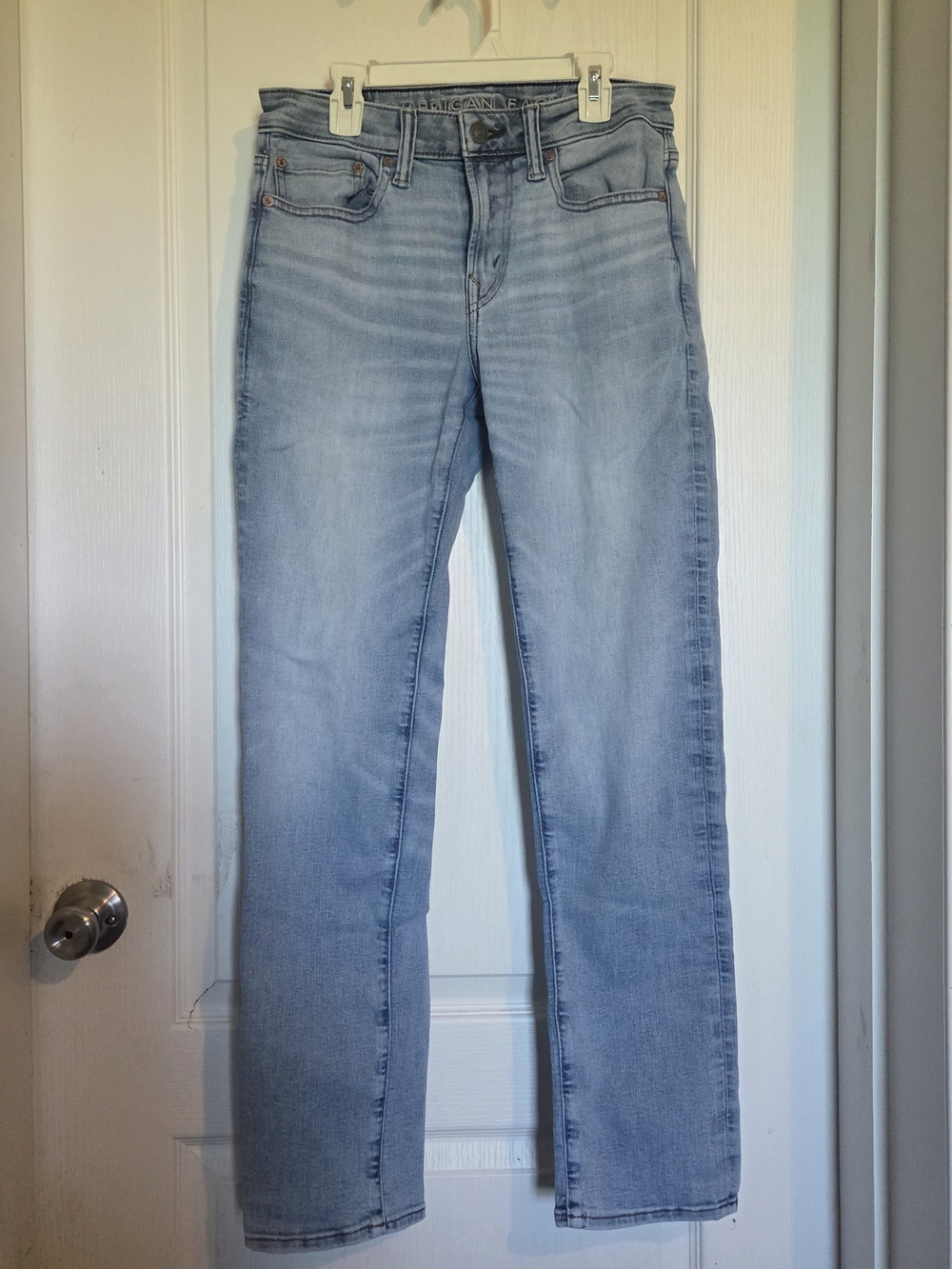 American Eagle Slim Straight Jeans Light Wash - 29x32